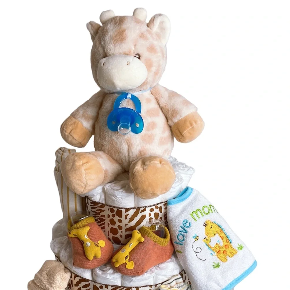 Giraffe Diaper Cake